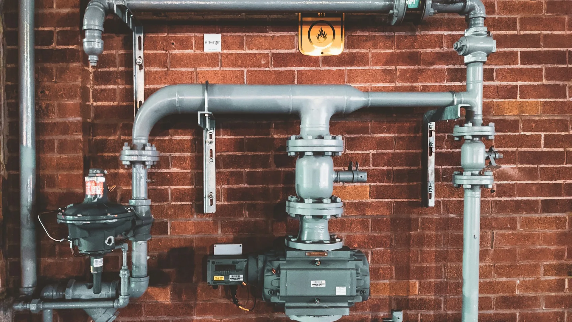 Plumber at work